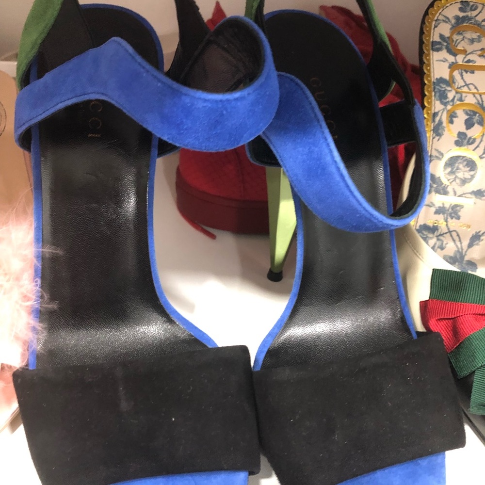 GUCCI Liberty sandals suede